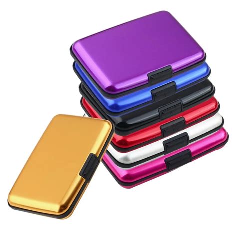 rfid aluminum wallet credit cards holder metal case|ekster aluminum cardholder wallet.